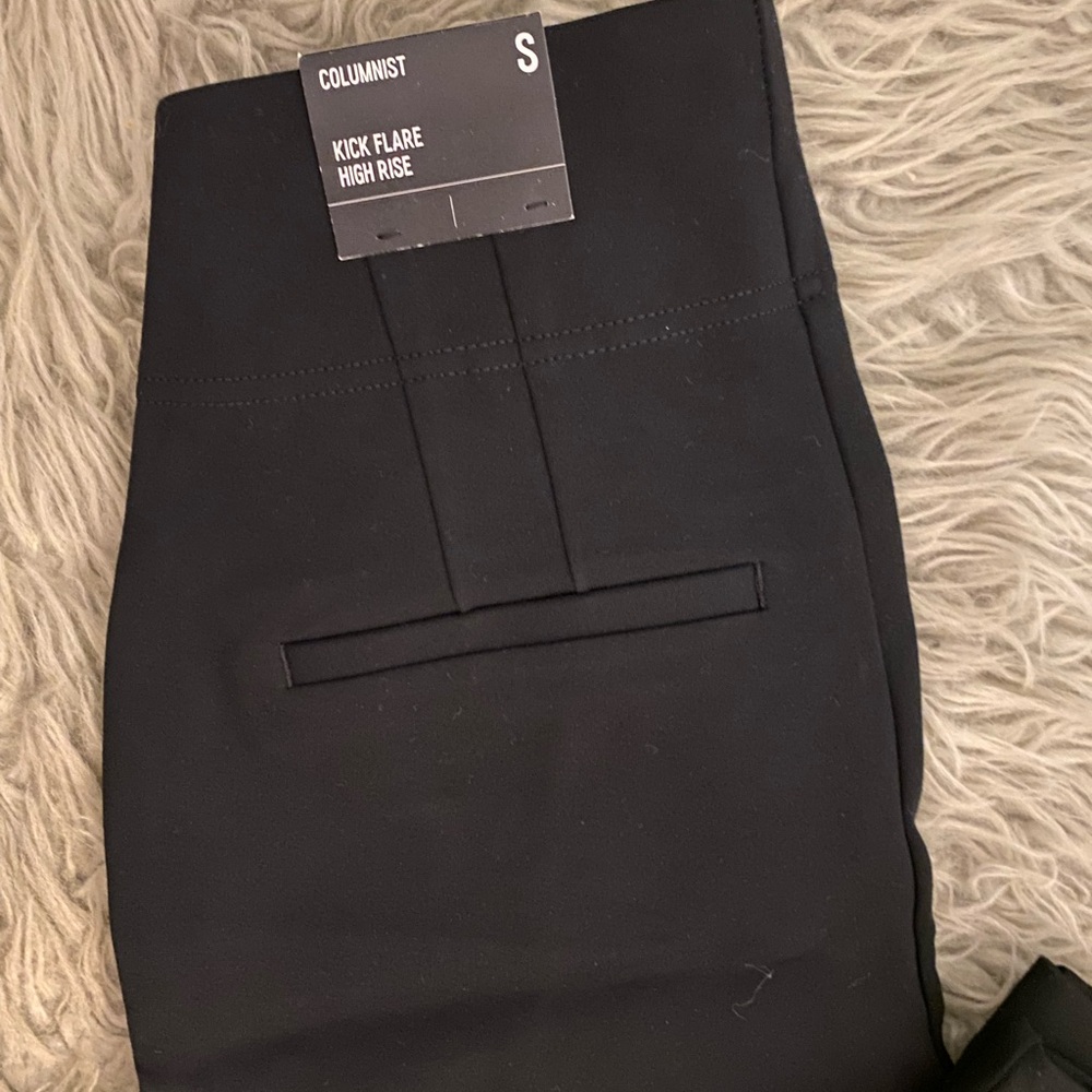 Black Kick Flare High Rise Pants